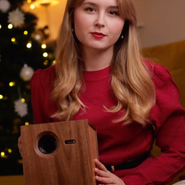 It looks like a piece of furniture. A display so beautifully crafted, it feels more like designer furniture than a traditional screen.