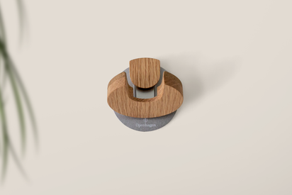 Exclusive Collapsible Ukulele Wall Mount for Mini Guitar Bass Symmetrical Headstock Walnut Wooden Openhagen HangWithMe