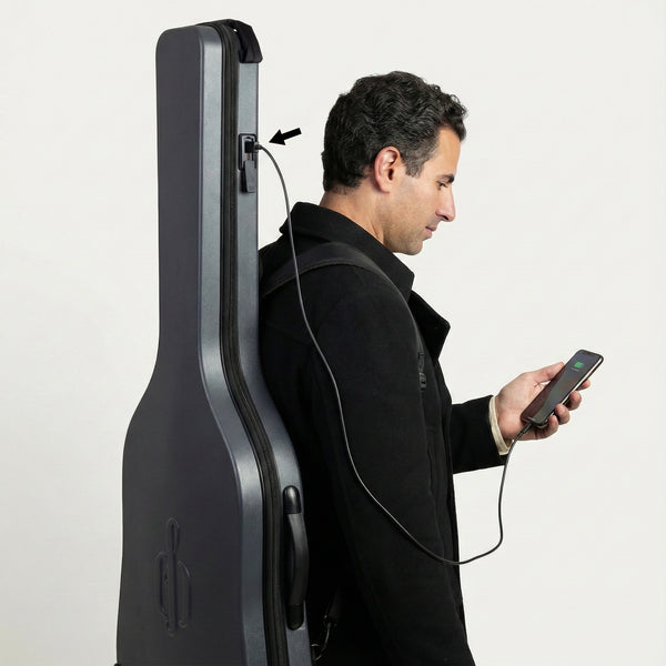 Plug in and charge on the go. Your music stays powered, even when your phone doesn’t.