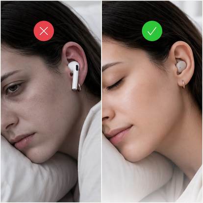 Side-Sleeper Earbuds for Comfortable Sleep | Openhagen