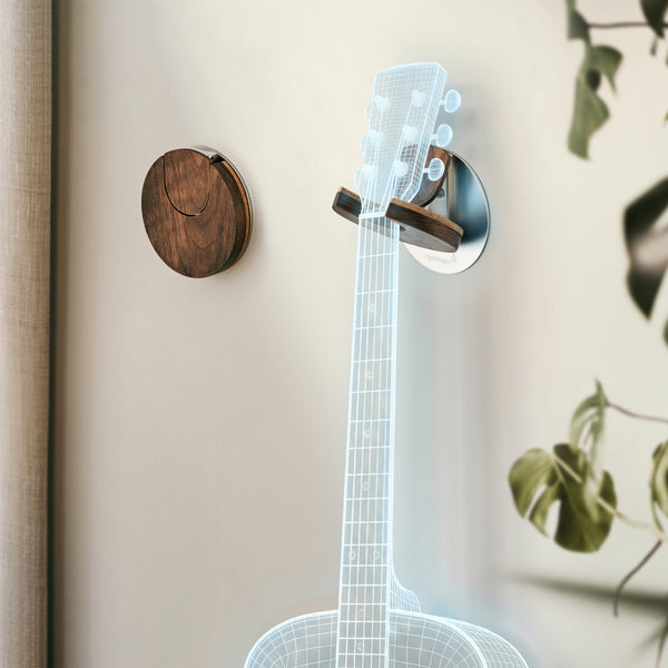 Holds up to 11 kg / 25 lb with a secure two-screw mount.