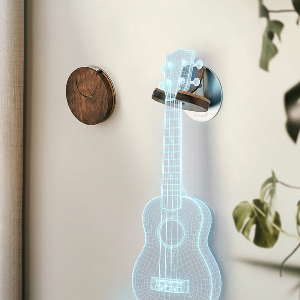 Holds up to 11 kg / 25 lb with a secure two-screw mount.