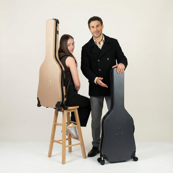 Award-winning musician and designer Muri built NordicCase from a decade of travel, sound, and trial. Every curve, wheel, and strap exists to make life easier — for players who never stand still.